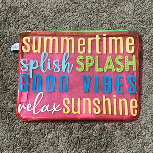 The Royal Summertime Red And Orange  Accessory‎ Bag Pouch